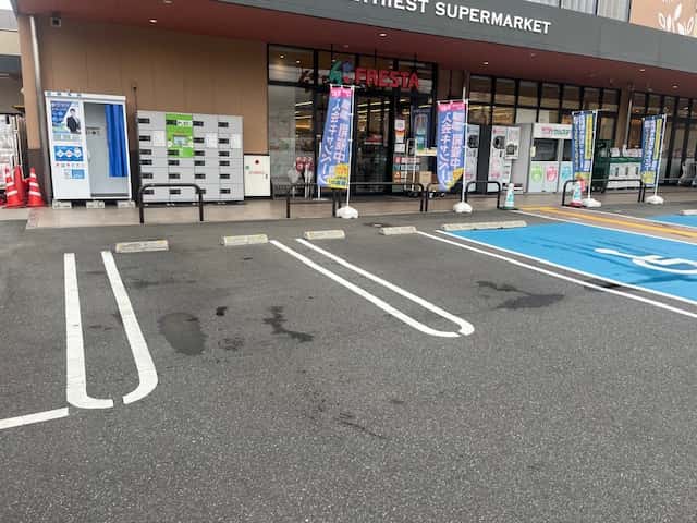 キッチンカーに利用可能な駐車場スペース