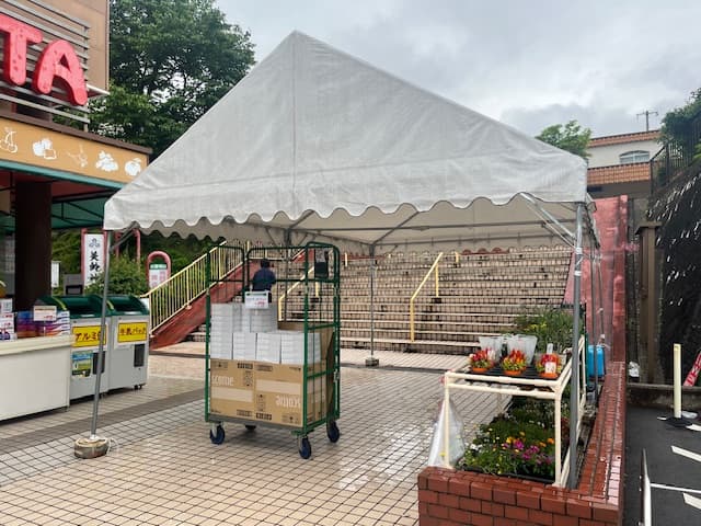 プロモーションイベントに利用可能な店頭スペース