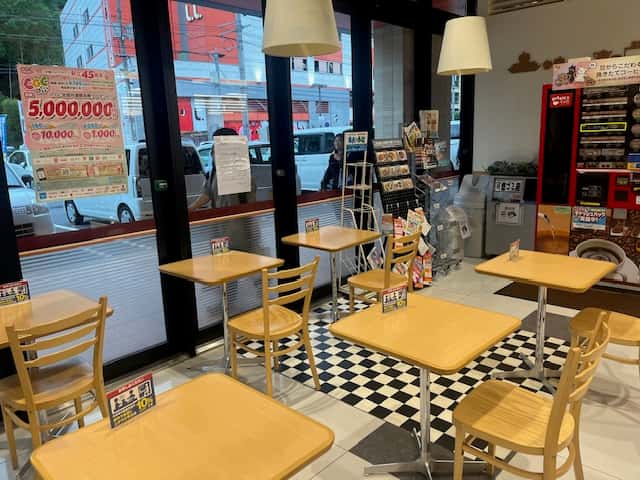 プロモーションイベントに最適な店内イートインコーナー