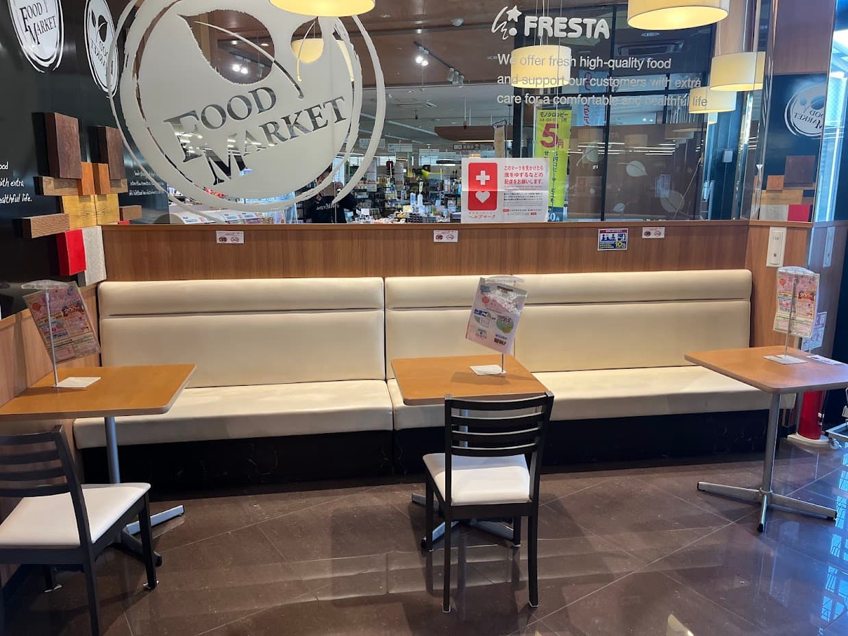 プロモーションに最適なイートイン内スペース