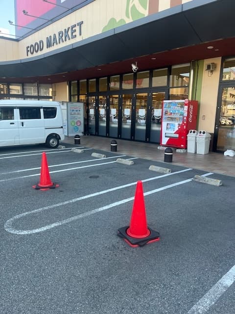 キッチンカーに利用可能な駐車場スペース