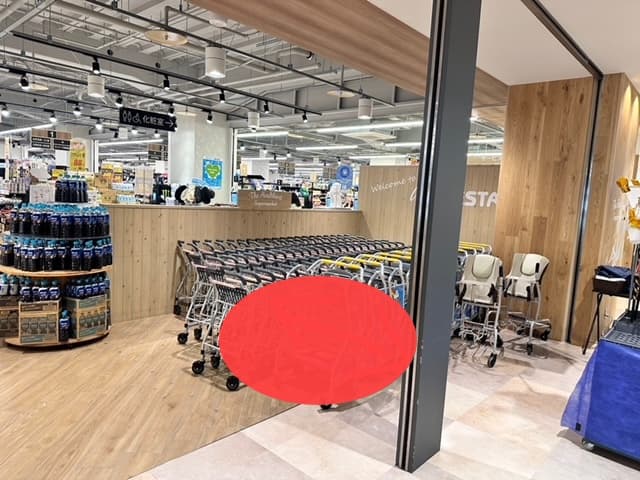 食物販専用のスーパー内スペース