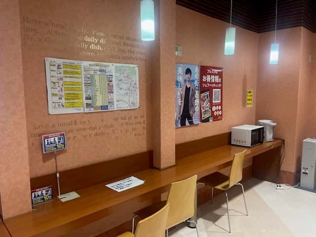 プロモーションイベントに最適なイートインスペース