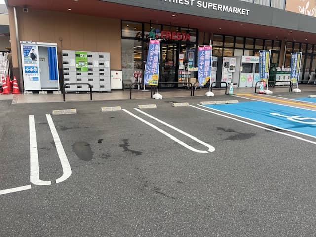 キッチンカーに利用可能な駐車場スペース
