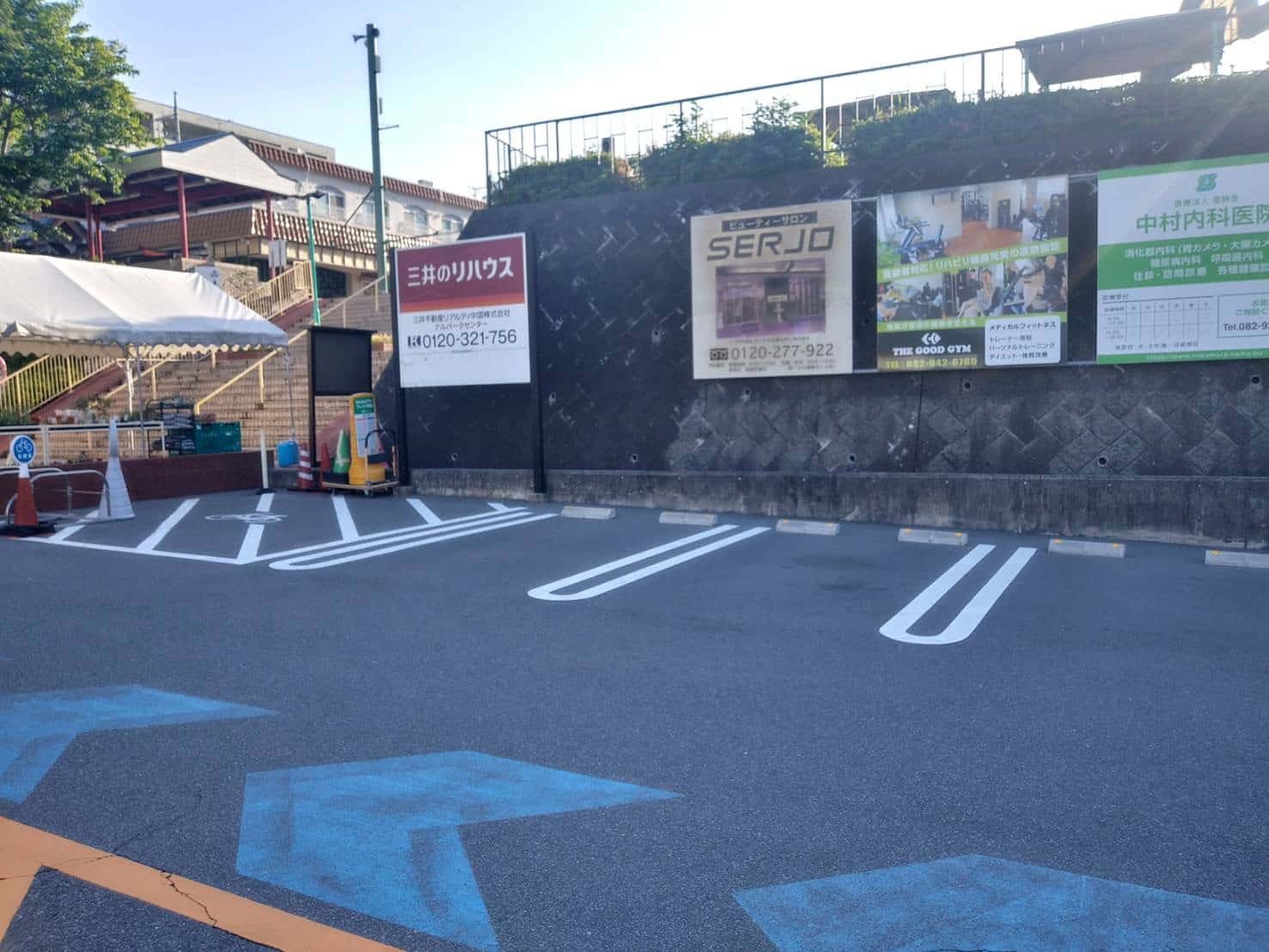 キッチンカーに利用可能な駐車場スペース