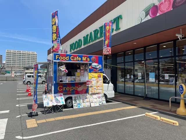 キッチンカーに利用可能な駐車場スペース