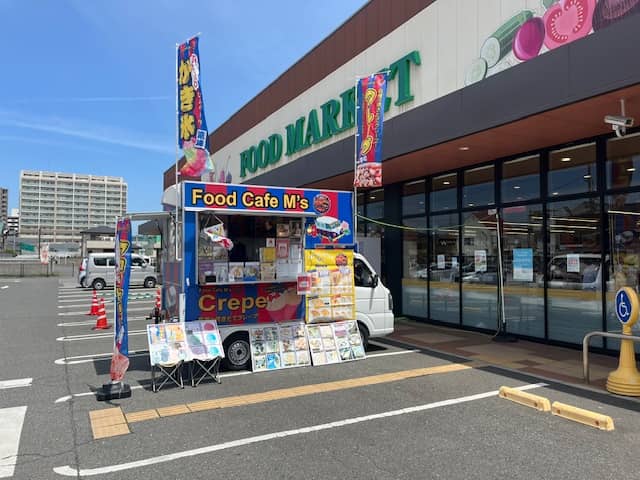 キッチンカーに利用可能な駐車場スペース